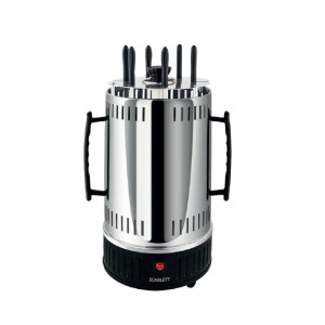 Шашлычница электрическая круглая Scarlett 1000Вт без таймера  (черный) SC - KG22601