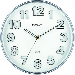 Настенные часы Scarlett плавный ход SC-55K фас/5