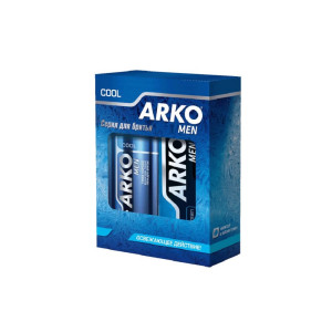 Подарочный набор Arko Cool Гель для бритья 200мл и крем после бритья 50 мл