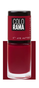 Maybelline New York Лак для ногтей "Colorama", оттенок 456, матовый бордо, 7 мл - 1