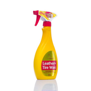 Полироль кож.рез.пласт.  KOLIBRIYA Tire Wax& Leather с губкой 500ml
