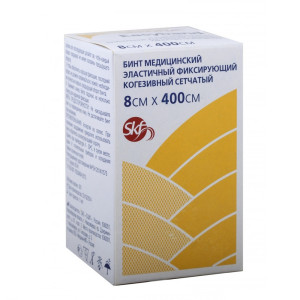 Бинт Silkofix Easy Band эластичный когезивный сетчатый 12 х400
