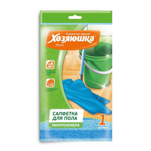 Салфетка для пола Хозяюшка Мила микрофибра 50*60см 1 шт