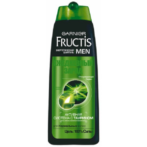 Шампунь для волос Garnier Fructis Men Ежедневный заряд", для нормальных волос 400 мл - 1