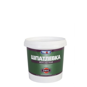 Шпатлевка Текс Люкс безусадочная с повышенной белизной 0,9л/1,53кг