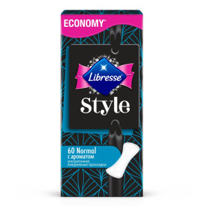 Прокладки ежедневные Libresse Style Normal Deo 60шт