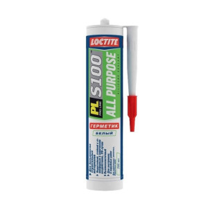 Герметик силиконовый Loctite PL S100 многоцелевой белый 85 мл