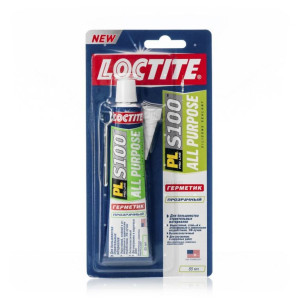 Герметик силиконовый Loctite PLS100 многоцелевой прозрачный 85мл