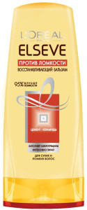 Бальзам для волос L`Oreal Paris Elseve Против Ломкости восстанавливающий, для сухих и ломких волос 200 мл - 1