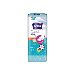 Прокладки Bella Classic Nova Drainette air белая линия 10шт