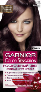 Garnier Стойкая крем-краска для волос "Color Sensation, Роскошь цвета", оттенок 5.25, Индийский шелк - 1