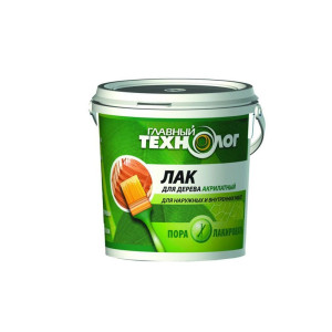 Лак акриловый Главный технолог клен ведро 1кг