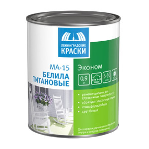 Белила Эконом МА-15 титановые 3 кг