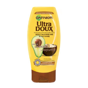 Бальзам-ополаскиватель для волос Garnier Ultra Doux Масла авокадо и карите для поврежденных, секущихся и сухих волос 200 мл - 1