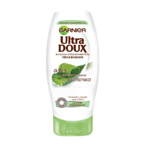 Бальзам-ополаскиватель для волос Garnier Ultra Doux Алоэ и растительное молочко для всех типов волос 200 мл