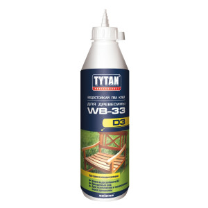 Клей для древесины Tytan ПВА WB-33 D3 750г