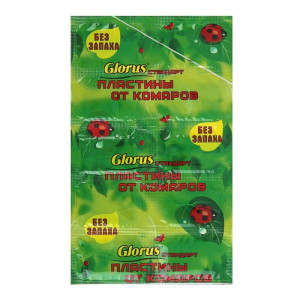 ГЛОРУС-Пласт.от комаров (10 шт) Стандарт