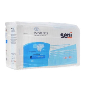Подгузники seni super д/взрослых extra large 30шт