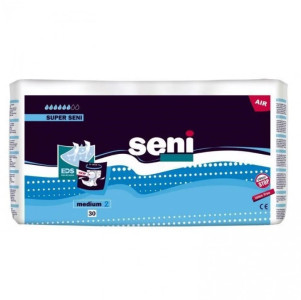 Подгузники seni super д/взрослых medium 30 шт