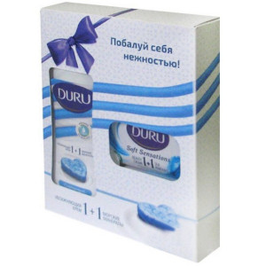 Пн duru 1+1 гель для душа 250мл морские минералы+т.м 80г морские минералы