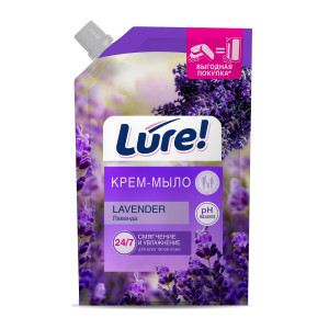Крем-мыло lure 500мл лаванда дой-пак