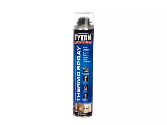 Теплоизоляция Tytan Thermospray напыляемая  профессиональная 870 мл – 1