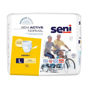 Трусы д/взрослых seni active large pq 100-135см 10 шт