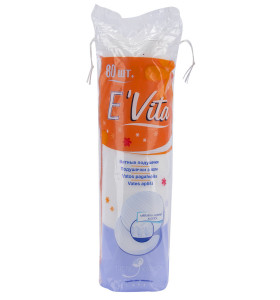 Ватные подушечки bella cotton e' vita 80 шт круглые медиц.