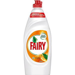 Средство для мытья посуды Fairy апельсин и лимонник 650 мл