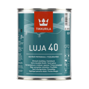 Краска Tikkurila Luja 40 интерьерная база А экстремально стойкая полуглянцевая 0.9 л