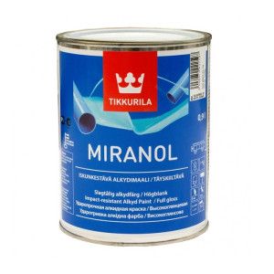 Эмаль Tikkurila Miranol для металлических и деревянных поверхностей база С Высокоглянцевая 0.9 л