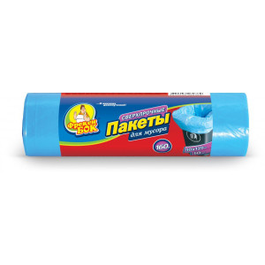 Пакеты для мусора Фрекен Бок MAX многослойные синие 160 л 10 шт