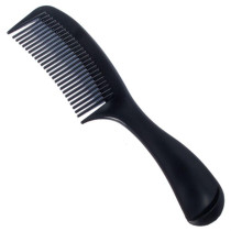 Расческа-гребень для волос ЮниLook пластик черный 22х5 см