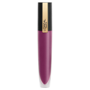 Помада-тинт для губ L`Oreal Paris Rouge Signature матовая тон 104 фиолетовый Я бунтую 7 мл - 1