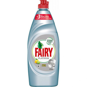 Средство для мытья посуды Fairy Platinum  Лимон и лайм 650 мл