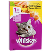 Корм для кошек Whiskas Аппетитное ассорти с курицей и индейкой 350 гр