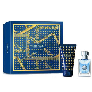 Подарочный набор Versace Pour Homme туалетная вода 30 мл и шампунь 50 мл