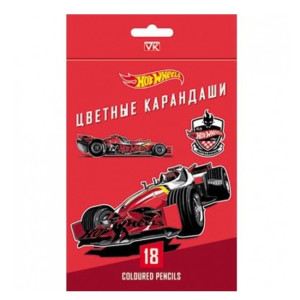 KC BKc 18044 Hatber Карандаши цв "Hot Wheels"18цв