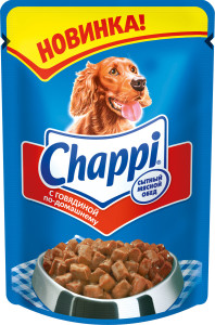 Корм для собак Chappi говядина по домашнему 100 гр