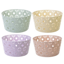 Корзинка универсальная, d21,7х11,7см, пласт, 4 цв.