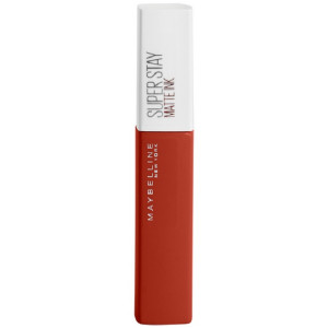 Жидкая помада для губ Maybelline New York Super Stay Matte Ink Суперстойкая матовая оттенок 117 Новатор красный 5 мл - 1
