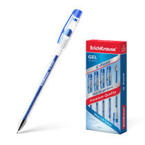 Ручка гелевая Erich Krause G-Point 0,38 мм синяя
