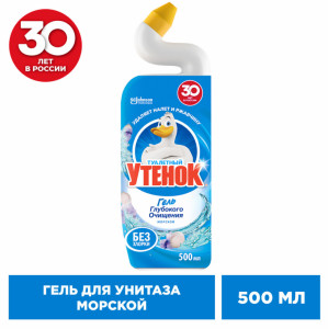 Чистящее средство Туалетный Утенок 5в1 Морской для туалета 500 мл