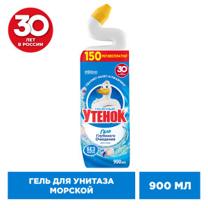 Чистящее средство Туалетный Утенок 5в1 морской 900 мл - 1