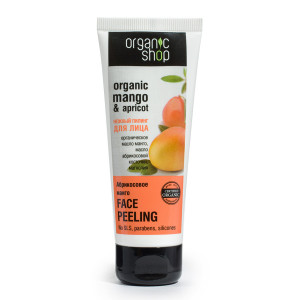 Пилинг для лица Organic Shop Абрикос/Манго 75мл
