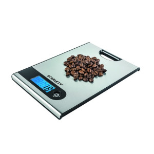 Весы кухонные электронные 5 кг металлическая плашка (стальной) SC-KS57P98