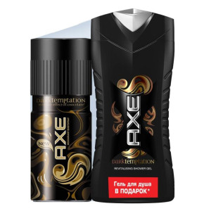 AXE набор дезодорант карандаш + гель для душа  DARK TEMPTATION 50 + 230  мл - 1