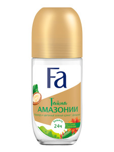 Дезодорант шариковый Фа Ритмы Бразилии Тайна Амазонии цветочный зелёный аромат, 24 ч 50 мл - 1