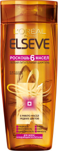 Шампунь для волос L`Oreal Paris Elseve Роскошь Питания 6 масел для всех типов волос 400 мл - 1