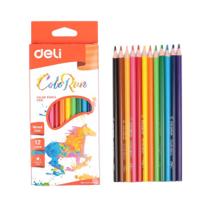 KC EC00100 DELI Карандаши цв ColoRun 12цв